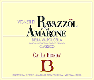 Ca’ la Bionda Amarone Classico Ravazzol