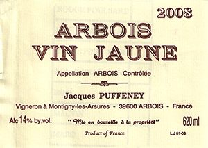 Jacques Puffeney Arbois Vin Jaune