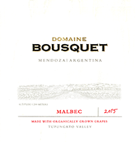 Domaine Bousquet Tupungato Malbec