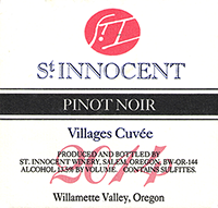 St. Innocent ‘Villages Cuvée’ Willamette Valley Pinot Noir
