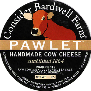 Consider Bardwell Farm  Pawlet cheese