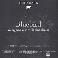 Grey Barn Bluebird cheese