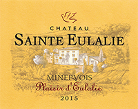 Minervois ‘Plaisir d’Eulalie’ Chateau  Sainte Eulalie