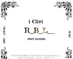 i Clivi ‘RBL’ Ribolla Spumante Brut Nature