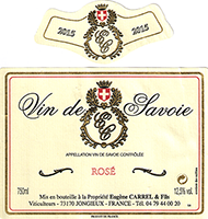 Carrel Vin de Savoie Rosé