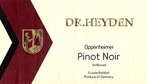 Doctor Heyden Pinot Noir
