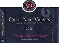 Domaine Gachot-Monot Côtes de Nuits Villages