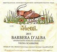 Vietti Vigna Scarrone Barbera d’Alba