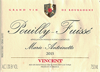 Vincent Marie-Antoinette Pouilly-Fuissé