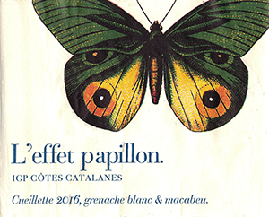 L’Effet Papillon Côtes Catalanes Blanc
