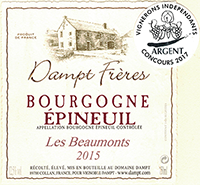 Dampt Frères Bourgogne Épineuil Les Beaumonts