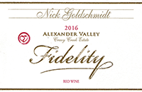 Nick Goldschmidt Alexander Valley Red  Fidelity