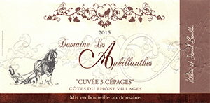 Domaine Les Aphillanthes Côtes du Rhône Villages Cuvée 3 Cépages