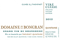 Domaine de la Bongran Viré-Clessé Cuvée E.J. Thevenet