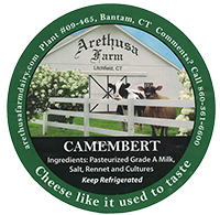 Arethusa Camembert cheese
