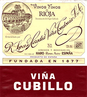 R. López de Heredia Rioja Crianza Viña Cubillo