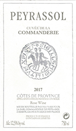 Peyrassol Côtes de Provence Cuvée de la Commanderie