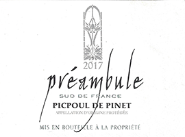Préambule Picpoul de Pinet