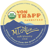 Von Trapp Farmstead Mount Alice cheese