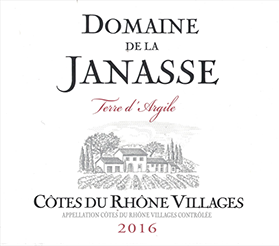 Domaine de la Janasse Côtes du Rhône Villages Terre d’Argile’