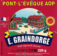 E Graindorge Pont Leveque cheese