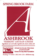 Spring Brook Farm Ashbrook cheese