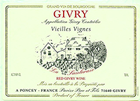 Parize Père et Fils Givry Vieilles Vignes