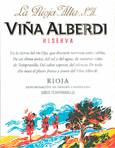 La Rioja Alta Rioja Reserva Viña Alberdi