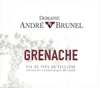 André Brunel Vin de Pays de Vaucluse Grenache