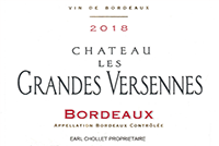 Château les Grandes Versennes Bordeaux Rouge