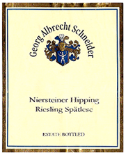 Schneider Niersteiner Hipping Riesling Spätlese