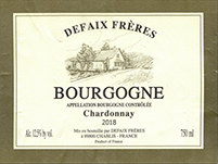 Defaix Frères Bourgogne Blanc