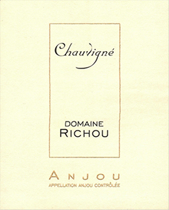 Domaine Richou Anjou Blanc Chauvigné