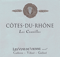 Les Cranilles Vins de Vienne Côtes du Rhône