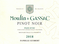 Moulin de Gassac Pays dOc Pinot Noir