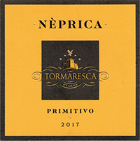 Tormaresca Primitivo Nèprica