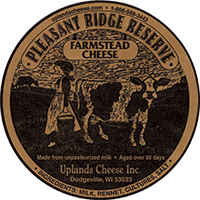 Upland Pleasant Ridge Reserve cheese 