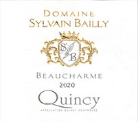 Domaine Sylvain Bailly Quincy Beaucharme