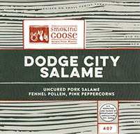 Smoking Goose Charcuterie Dodge City Salame