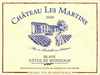 Château Les Martins Blaye-Côtes de Bordeaux