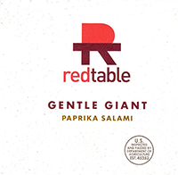 Red Table Gentle Giant Paprika Salami
