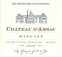 Château d’Arsac Margaux Cru Bourgeois Exceptionnel