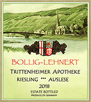 Bollig-Lehnert Trittenheimer Apotheke Riesling Auslese