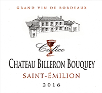 Château Billeron Bouquey Saint Émilion Bordeaux