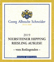 Georg Albrecht Schneider Niersteiner Hipping Riesling Auslese Vom Rotliegenden