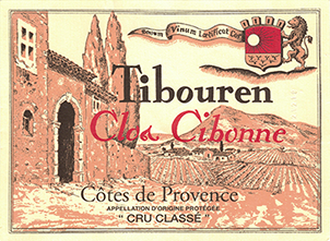 Clos Cibonne Côtes de Provence Cru Classé