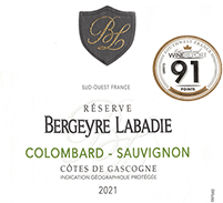 Bergeyre Labadie Côtes de Gascogne Blanc