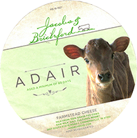 Jacobs and Brichford Adair cheese from Connersville, Indiana