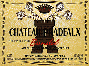 Château Pradeaux Bandol Rosé
