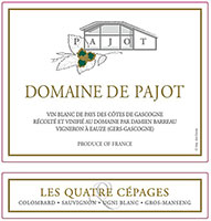 Domaine de Pajot Côtes de Gascogne Les Quatre Cepages